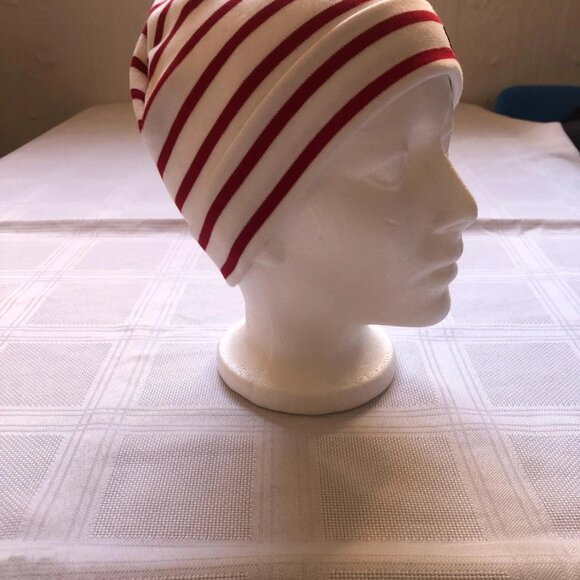 Never worn Armor Lux sailor cotton red and white striped hat - size small - Picture 2 of 3